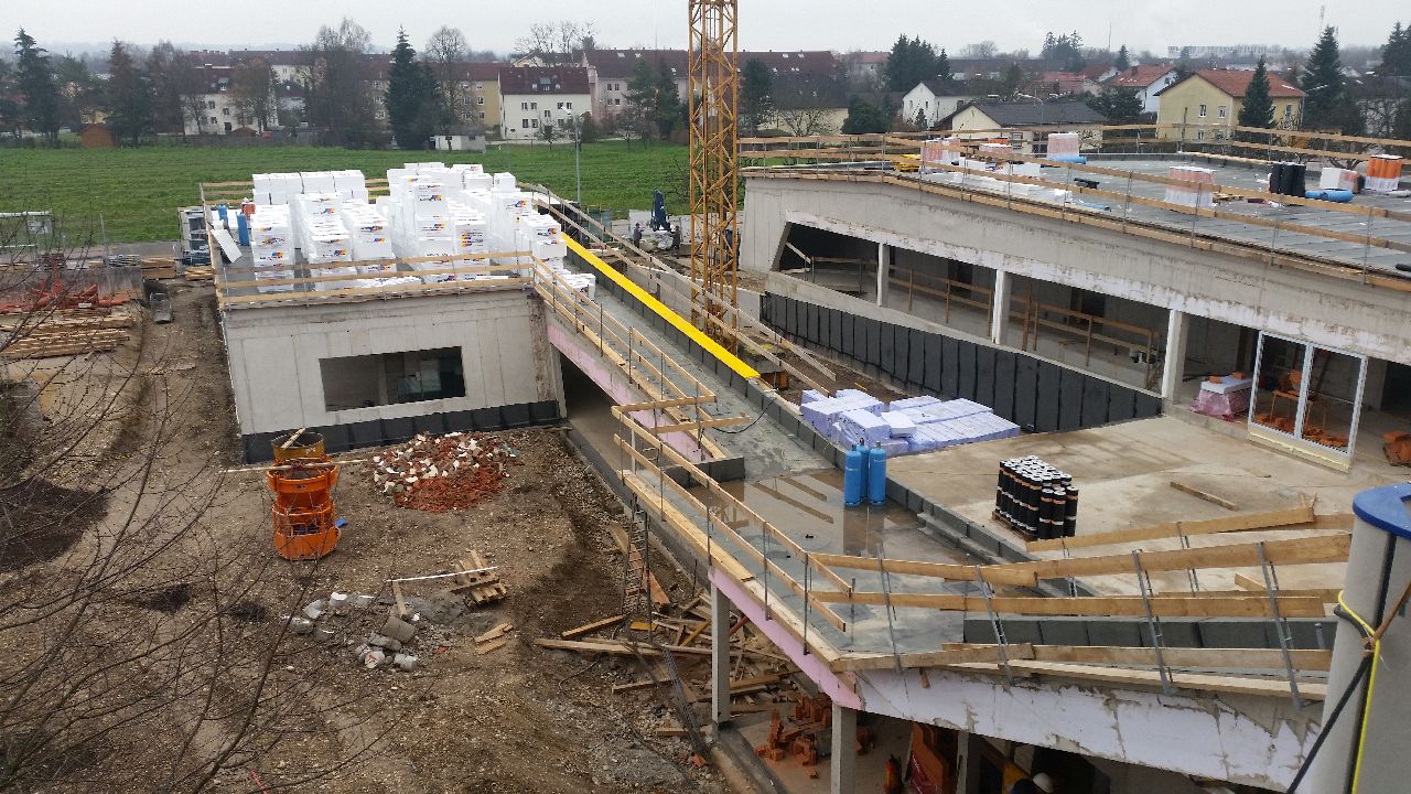 Baustelle Anfang Dezember 2015