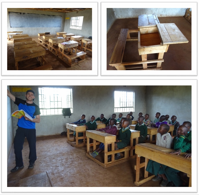BRG Traun-Klassenraum in Kenia